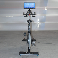 Bicicleta de Spinning Comercial con Pantalla Giratoria HD de 21.5'', Sistema de Resistencia Magnética, para Gimnasio y Uso Doméstico, Bicicleta de Ejercicio para Interiores