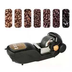 Torneira elétrica de café 220v, máquina de engomar de café quente para casa, 200g 8-10 minutos de tempo de aquecimento