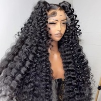 Perruque Lace Frontal Full Lace 30 Inch Loose Deep Wave Perruque de cheveux humains Front Perruques Transparent Invisible Lace Long Hd 13x4 13x6