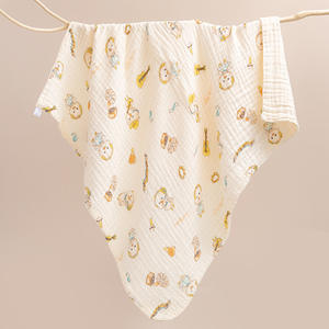 Imprimé jeter couverture Swaddle Wrap serviette confortable doux respirant mousseline infantile bébé Swaddle Wrap couverture - Product Image 2