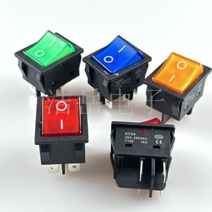 Interruptor basculante KCD430A de 22x30mm, 30A, 250V, ON-OFF, iluminado, con terminales de tornillo para máquina de soldar - Product Image 5