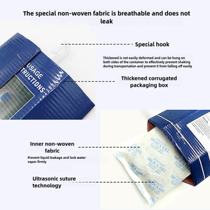 1kg kích hoạt đất sét hút ẩm lưu trữ <span class=keywords><strong>container</strong></span> với móc áo cực khô nhanh độ ẩm bẫy cho dầu khí phụ gia vận chuyển hàng hóa - Product Image 4