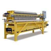 Machine automatique de séparation solide-liquide de filtre de cadre de plaque de traction de déshydratation de boue pour l'industrie des eaux usées