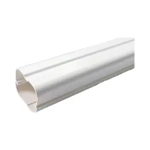 Weiße PVC-Klimaanlage Rohrs chlitz Klimaanlage Schutzhülle