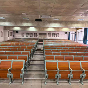 Bureaux et chaises de salle de classe universitaires modernes en aluminium <span class=keywords><strong>avec</strong></span> tableaux d'écriture - Combinaisons de bureaux et de chaises connectés - Product Image 4