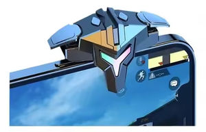 Sarafox Y1 RGB - Gatillos de Juego para Teléfono Móvil con Vibración L1R1, Botón de Disparo Electrónico de 4 Velocidades para PUBG - Product Image 2