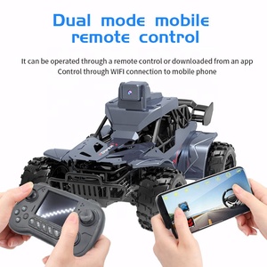 Tốc độ cao Off Road <span class=keywords><strong>RC</strong></span> Xe đồ chơi với thời gian thực truyền video FPV Máy ảnh LCD từ xa ứng dụng điện thoại kiểm soát hợp kim ABS cơ thể 4 gam <span class=keywords><strong>RC</strong></span> - Product Image 4