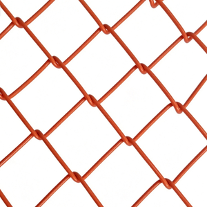 Galvanized Steel PVC Coated Diamond Chain Link Fence, Flexible Woven <b>Wire</b> <b>Mesh</b> for <b>Garden</b> Playground Protection - Product Image 1