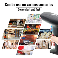 Escáner de Código de Barras Inalámbrico Bluetooth JR HC-815WB, 1D/2D, USB, CMOS, Compatible con Códigos de Pago, Inducción Automática