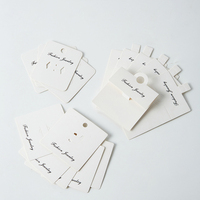 Cartes d'emballage personnalisées en gros pour bijoux (colliers, boucles d'oreilles, bagues) et élastiques à cheveux – Vente directe usine