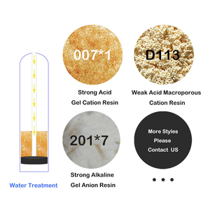 Résine échangeuse de cations macroporeuse faiblement acide de qualité potable D113, sac de 25 L pour la déalkalisation et l'élimination des métaux lourds - Product Image 3