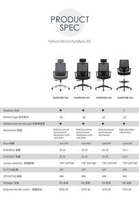 Yeni Modern ofis ev ergonomik yönetici ticari çok fonksiyonlu yüksek geri yönetici döner kumaş örgü döner ofis koltuğu - Product Image 6