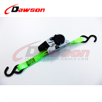 Sangles d'arrimage automatiques rétractables DAWSON de 25 mm x 1,8 m, sangle d'arrimage à cliquet de 1 pouce x 6 pieds