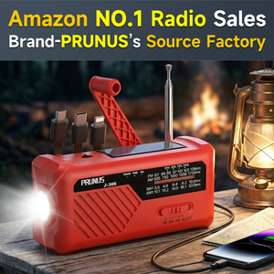 <span class=keywords><strong>Radio</strong></span> Meteorológica de Emergencia Solar Directo de Fábrica, Banco de Energía FM, Batería Recargable SOS, Marca Global PRUNUS, Número 1 <span class=keywords><strong>en</strong></span> Ventas <span class=keywords><strong>en</strong></span> Amazon - Product Image 1