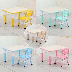 طقم كراسي وبسطح خشبي مقاوم للحريق وقابل للتعديل وقابل للتعديل من البلاستيك ومزوّد بالتوريد من المصنع ، طقم كراسي ومدرس للأطفال ، يعمل على الرسم على الخشب ، كما يمكن استخدامه في المياة المكشوفة ، كما يمكن استخدامه في مكتب المياة المكشوفة ، كما يمكن استخدامه في المياة المكشوفة ، كما يمكن أن يتم صناعته من قبل الأطفال. - Product Image 2