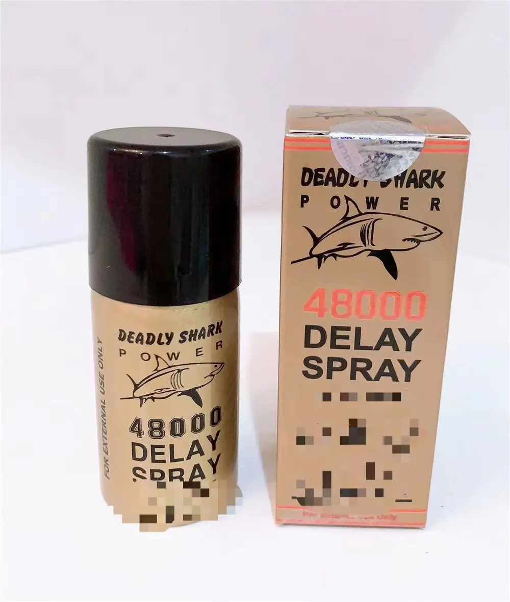 Prodotti più venduti 2024 Shark Power 48000/25000/14000 lungo tempo Spray per gli uomini