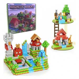 TOYSRUNNER MC25129 Dinosaur World, Cubos Magnéticos de Construcción, Bloques de Aprendizaje de Plástico Sensoriales Educativos STEM - Product Image 1