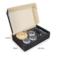 Ensemble fumé au whisky avec kit d'infuseur à fumée Kit de 4 copeaux de bois Ensemble de torche-Accessoire de bar pour une expérience de boisson de qualité supérieure