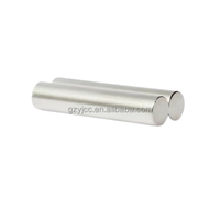 Aimant cylindrique en néodyme fritté NdFeB personnalisé N35/N42/N45/N52, aimant en forme de tige, aimanté axial/radial, plaqué nickel