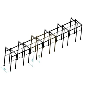 Vrijstaande Cross training fit Rig met Vliegende Pull Up Bars en Aap Bars power rack - Product Image 1