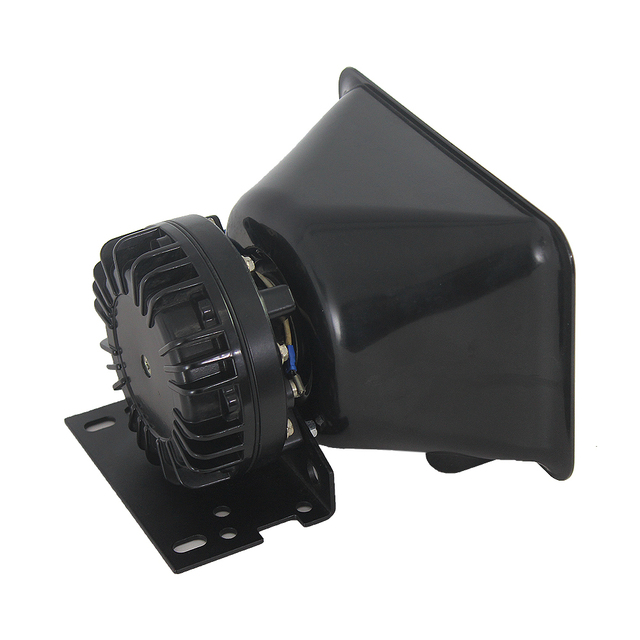 100W Car Roof-Mounted Waterproof Fire Truck Siren Alarm Amplifier Speaker Loud Ambulance Horn Made of Plastic