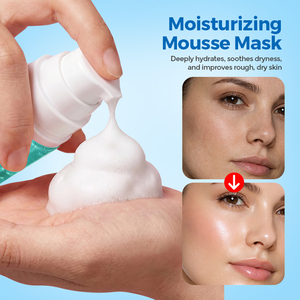 Masque en feuille sans rinçage Deep Moisturizing Oxygen Cloud <span class=keywords><strong>Surf</strong></span>, tonique moussant à l'hyaluronate de sodium pour peaux ternes, marque privée - Product Image 4