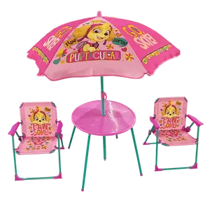 傘付きの人気の子供用ガーデンセットテーブルと椅子