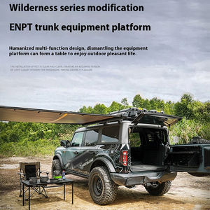 อุปกรณ์ตกแต่งภายนอกรถยนต์ อุปกรณ์เสริมแร็คหลังคา บันไดพับได้สำหรับออฟโรด กันชนหน้า สำหรับอุปกรณ์เสริมฟอร์ด บรอนโก - Product Image 6