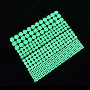 Adesivo di Sicurezza Personalizzato 85*200 mm <span class=keywords><strong>in</strong></span> PVC, Pellicola Luminosa Fluorescente che Brilla al Buio per 8 Ore - Product Image 1