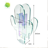 Vase en plastique transparent acrylique pour décoration simple, arrangement floral hydroponique, vase de table en acrylique pour salon et salle à manger