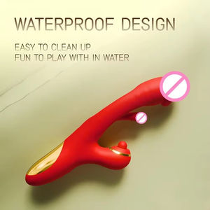 เครื่องสั่นกระตุ้นหัวนมแบบ 3-in-1 ยูเอสบีสำหรับผู้หญิง กระตุ้นจุดจี ดิลโด และกระตุ้นคลิตอริส พร้อมฟังก์ชั่นสั่น ดูด และนวด - Product Image 4