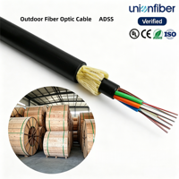 Kabel Serat Optik ADSS 36 Core G.652D dengan Benang Aramid Non Metalik, Tipe Self Supporting Udara, Sesuai Standar IEEE 1222