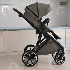 Poussette de luxe personnalisée <span class=keywords><strong>4</strong></span> <span class=keywords><strong>en</strong></span> <span class=keywords><strong>1</strong></span>, pliable, bidirectionnelle, pour bébé - Product Image 2