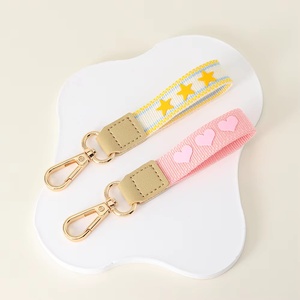 Lindo patrón 3D Transferencia de Calor impreso Acero inoxidable Grabación de voz Digital llavero pulsera diseño de cierre dorado para bolsa - Product Image 2