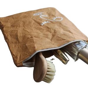 Sac à main de ligne pour <span class=keywords><strong>femme</strong></span>, accessoire moderne de <span class=keywords><strong>dessin</strong></span> de ligne, sac en papier lavable, sac à cosmétiques, sac de voyage de style <span class=keywords><strong>minimaliste</strong></span> - Product Image 1