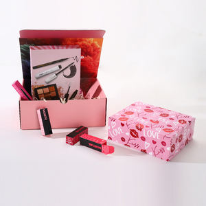 Boîte d'abonnement cosmétique en carton ondulé B/E avec option de découpe, boîte d'expédition avec boîte cadeau intérieure rigide personnalisée - Product Image 2