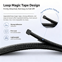 Bracelet de fitness sans écran en nylon respirant et doux Google Phoebe Air, compatible Google Fit pour Fitbit Air