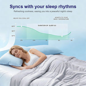 Livraison rapide Couverture rafraîchissante OEKO-TEX Q-Max 0.4+ Double face Literie d'été OEM - Product Image 3