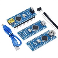 Nano V3.0 Versión Mejorada, Placa de Desarrollo de Microcontrolador ATMEGA328PB con Cable USB para Proyectos de Ingeniería Arduino