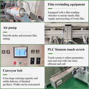 Aluminum Foil Canister Type Film Roll Cup Plastic Bottle Linear Heat <b>Automatic</b> Sealing <b>Machine</b> on Guangzhou - Product Image 4