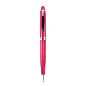 Gloss Lacquer Classic Torpedo Twist Metal Ballpoint Pen, Gold & Silver Trim Executive Signature Pen Custom Logo - Product Image 4