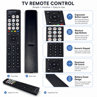Télécommande universelle Hisense pour téléviseur LCD, noire, télécommande d'origine