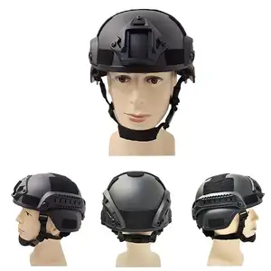 SONICE helm taktis tahan lama, pelindung kepala ABS tugas berat, tahan guncangan CS taktis luar ruangan cepat MH, Kustom