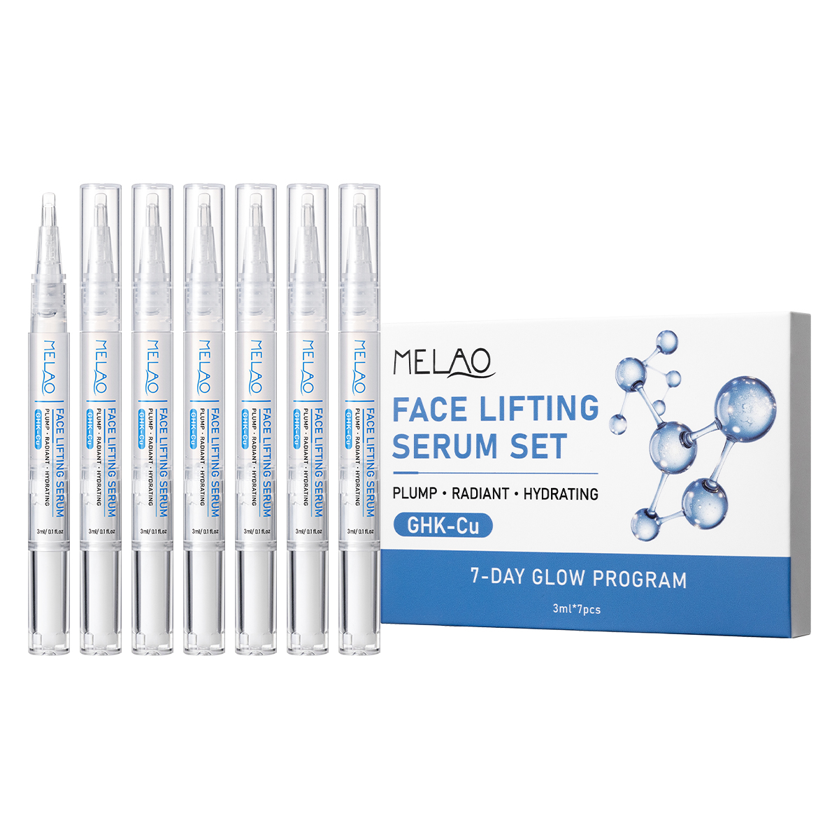 3ml*7 GHK-Cu Face Lifting Serum Set