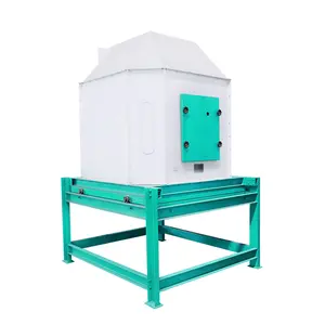 Moulin à aliments pour animaux, machine de refroidissement, flux d'alimentation, 2 tonnes par heure, à vendre