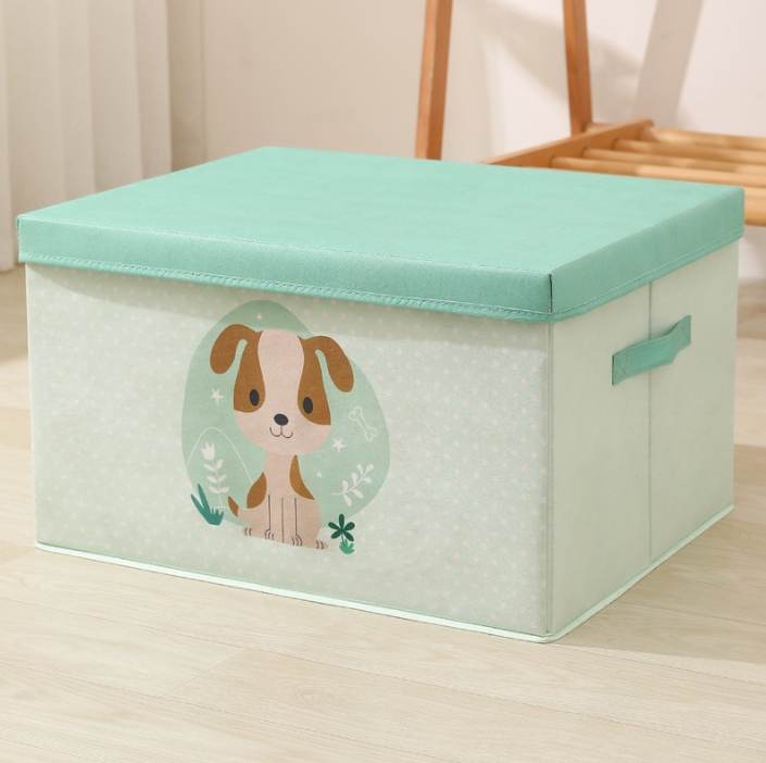 Children's toy storage box Cartoon covered clothes organizer foldable creative bear organizer Student dormitory
