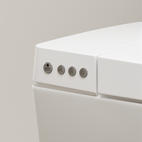 Hôtel de luxe p-trap lavage automatique toilettes suspendues wc automatique intelligent
