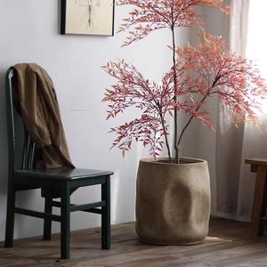 Maceta <span class=keywords><strong>de</strong></span> <span class=keywords><strong>Barro</strong></span> <span class=keywords><strong>de</strong></span> Magnesio <span class=keywords><strong>de</strong></span> Estilo Wabi-Sabi Irregular para Plantas <span class=keywords><strong>de</strong></span> Interior y Decoración <span class=keywords><strong>de</strong></span> Jardín Exterior - Product Image 6