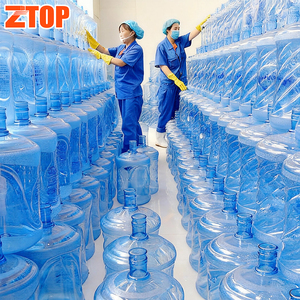 Botella de Agua de Plástico Transparente Azul de Policarbonato Grueso de 5 Galones (18.9L) con Tapa de Rosca, <span class=keywords><strong>Precio</strong></span> de Fábrica 1688 - Product Image 6