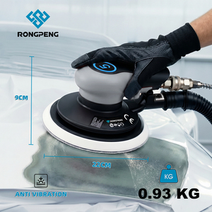 RONGPENG A313 NOUVEAU <span class=keywords><strong>Ponceuse</strong></span> <span class=keywords><strong>orbitale</strong></span> pneumatique aléatoire avec aspiration centralisée/automatique, 10 000 PRM, <span class=keywords><strong>ponceuse</strong></span> de paume pour ponçage automobile - Product Image 3